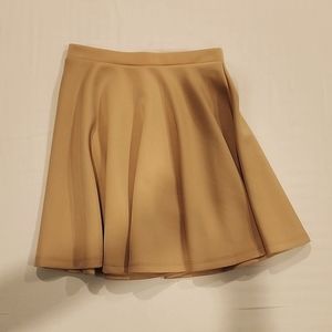 Tan Skater Skirt